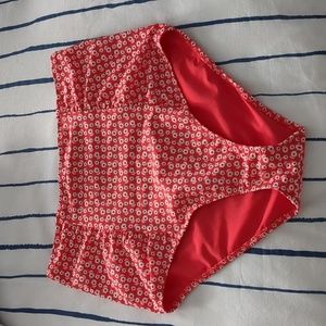 Aerie Floral Bikini Bottoms, Size L, NWT